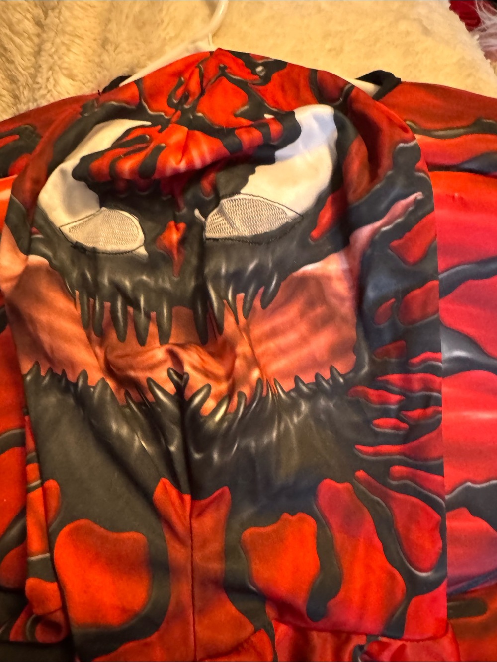 Marvel Red and Black Carnage costume